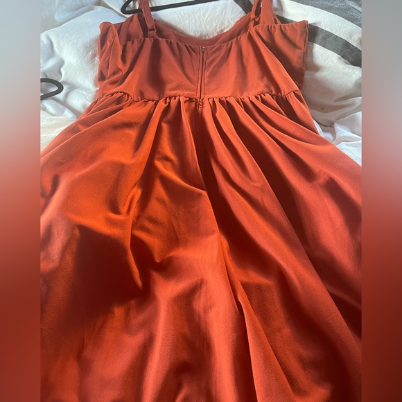 Ingenue Swing Dress in Pumpkin Spice - Picture 7 of 8